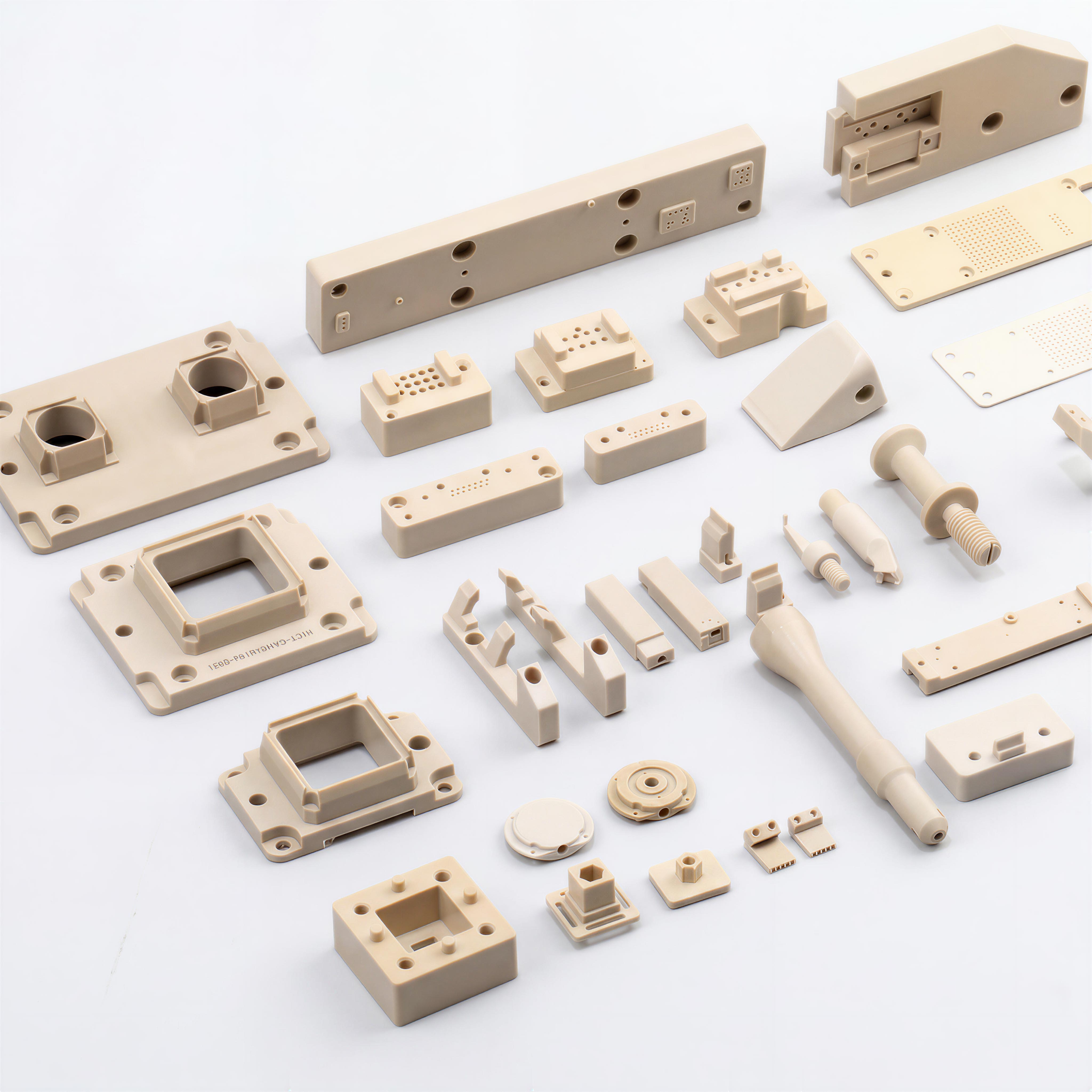 Precision CNC machined PEEK products
